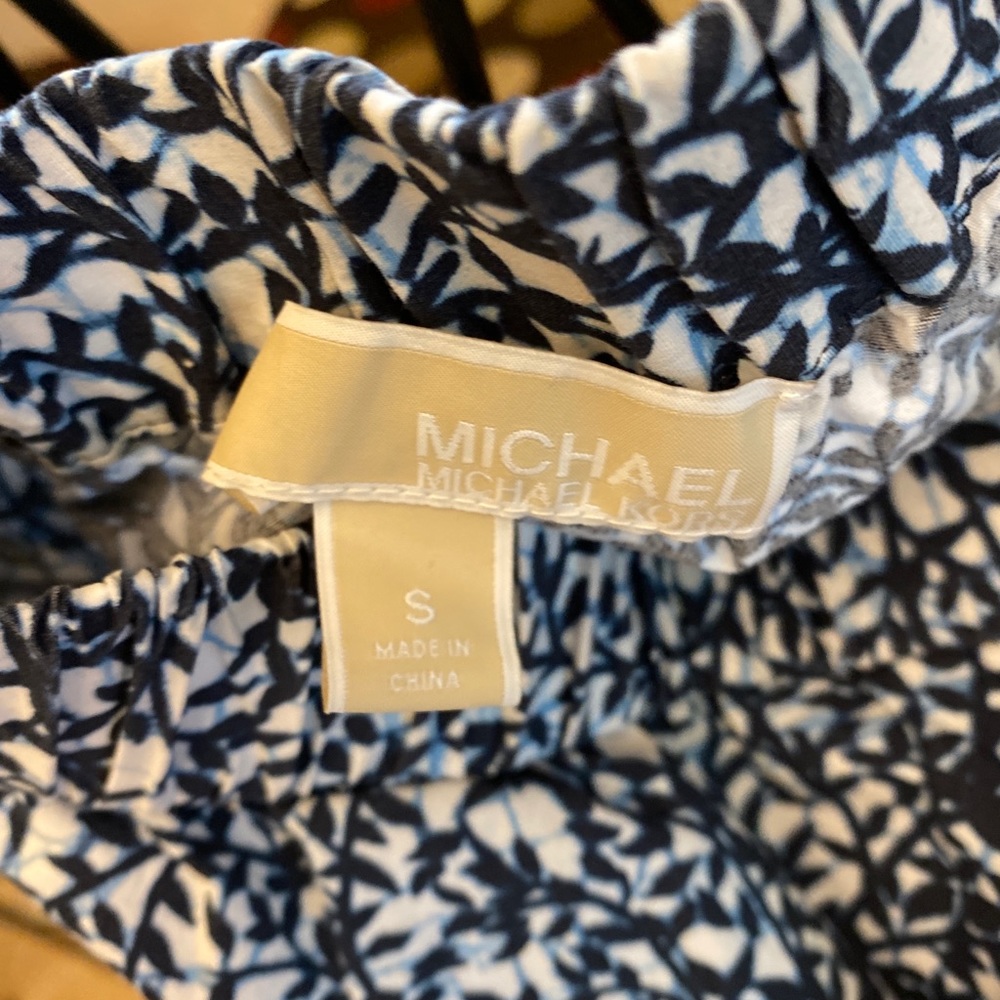 Navy/White Michael Kors off the shoulder size s